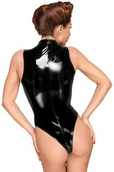 Decadence Powerwetlook PVC Body with Deep Cut Shoulder Line Her Fetish